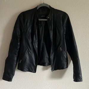 Black Vero Moda Faux leather jacket